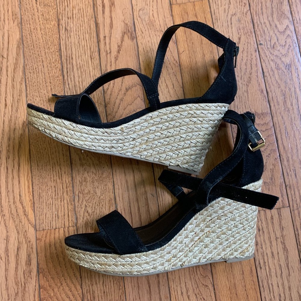 Black Espadrille Sandals